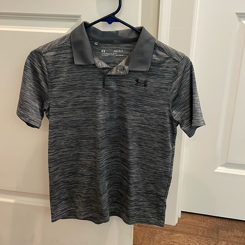 Under Armour polo grey size youth large